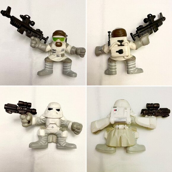 2001 Star Wars Galactic Heroes Empire Strikes Back -Battle Hoth-5 Action Figures - Picture 12 of 14